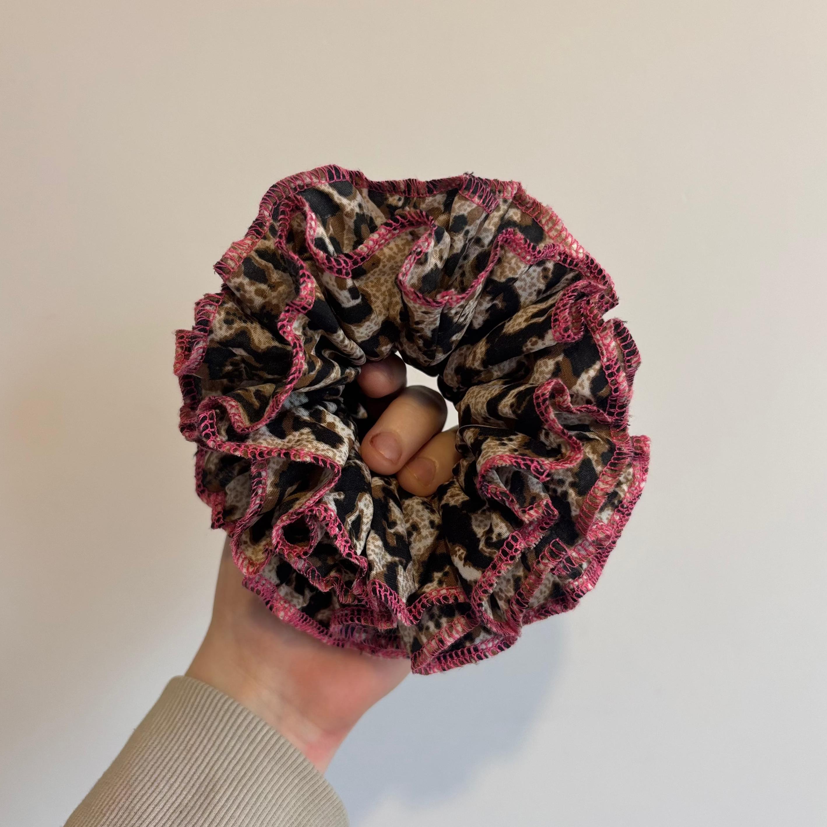 Leopard Print Scrunchie